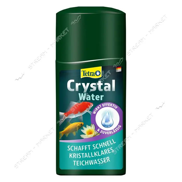 Средство Tetra Pond Crystal Water для пруда для очистки воды 250мл на 5000л                         