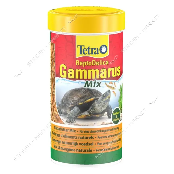 Корм Tetra ReptoMin Mix Gammarus для водных черепах 250мл