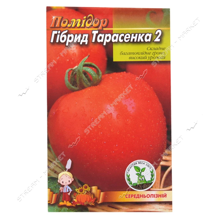 Семена помидора Гибрид Тарасенко красный 0.3гр