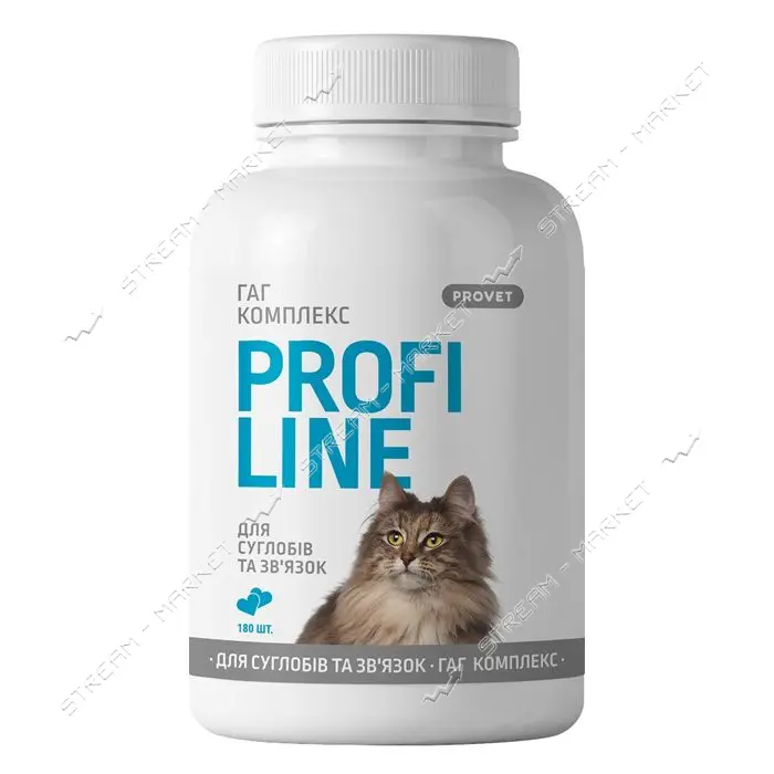 Витамины Природа Provet PROFILINE для кошек ГАГ комплекс для суставов и связок 180 таблеток