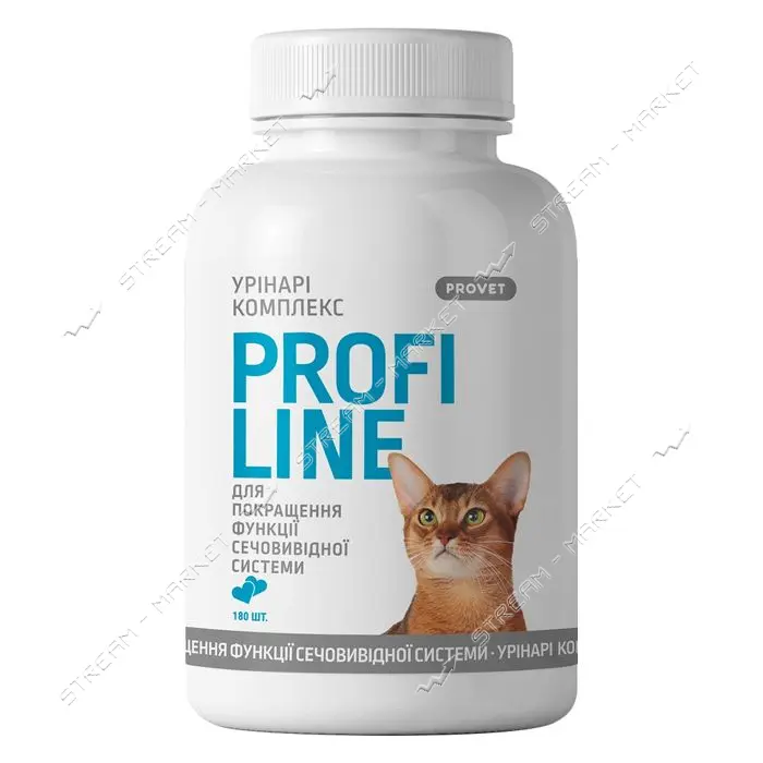 Витамины Природа Provet PROFILINE для кошек УРИНАРИ комплекс для улучшения функции мочевыводящей 180