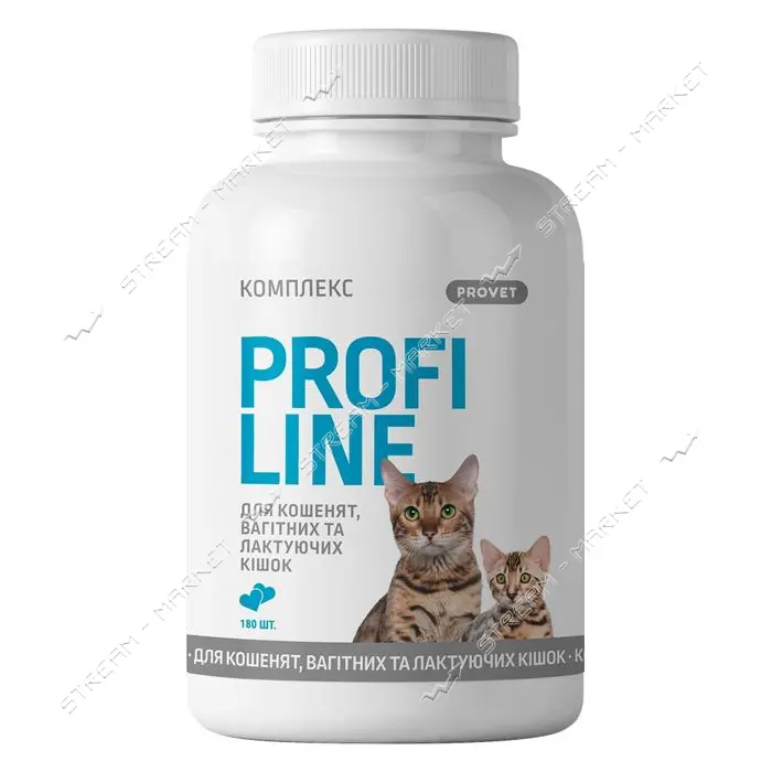 Витамины Природа Provet PROFILINE для котят и кошек беременных и лактирующих комплекс 180 таб       