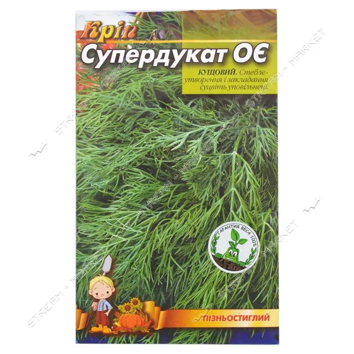 Семена укропа Супердукат ОЕ 5гр                                                                     