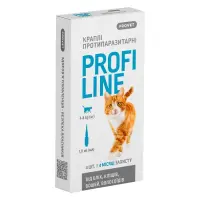 Капли Природа Provet PROFILINE для кошек 4-8кг инсектоакарицид 4 пипетки по 1мл