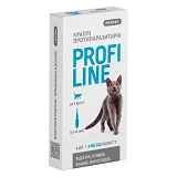 Капли Природа Provet PROFILINE для кошек до 4кг инсектоакарицид 4 пипетки по 0.5мл