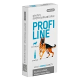 Капли Природа Provet PROFILINE для собак 20-40кг инсектоакарицид 4 пипетки по 3мл                   