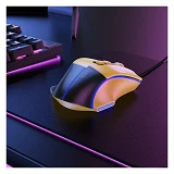 Игровая мышь HOCO GM31 черный/желтый                                                                