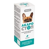 Капли Природа Provet АКАРОСТОП для кошек собак кроликов для наружного применения акарицидный преп