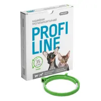 Ошейник Природа Provet PROFILINE для кошек и собак инсектоакарицид 35см зеленый                     