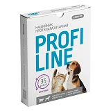 Ошейник Природа Provet PROFILINE для кошек и собак инсектоакарицид 35см фиолетовый