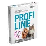 Ошейник Природа Provet PROFILINE для кошек и собак инсектоакарицид 35см фуксия                      