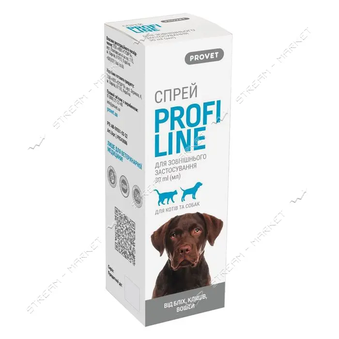 Спрей Природа Provet PROFILINE для кошек и собак инсектоакарицид 30мл