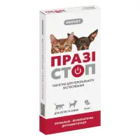 Таблетки Природа Provet ПРАЗИСТОП для кошек и собак антигельминтик 10шт