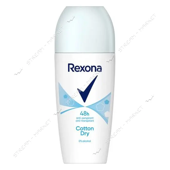 Антиперспирант Rexona роликовый женский Легкость хлопка 50мл