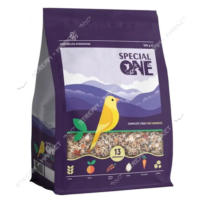 Полнорационный корм SPECIAL ONE для канареек 500г                                                   