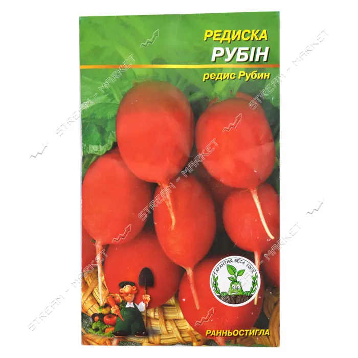 Семена редиса Рубин 3гр