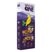 Пончики SPECIAL ONE для декоративных птиц паприка морковь кунжут 60г                                