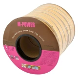 Уплотнитель M-power самоклеющийся Гараж 10х12 50m белый Китай 25х2                                  