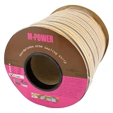 Уплотнитель M-power самоклеющийся Е-профиль 9х4 150m коричневый Китай 75х2