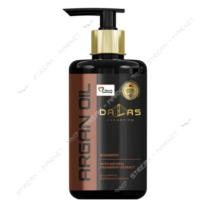 Шампунь Dalas Argan oil с натуральным клюквенным екстрактом и аргановым маслом 1л