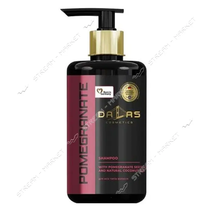 Шампунь Dalas Pomegranate с гранатовым маслом и натуральным кокосовым маслом 1л