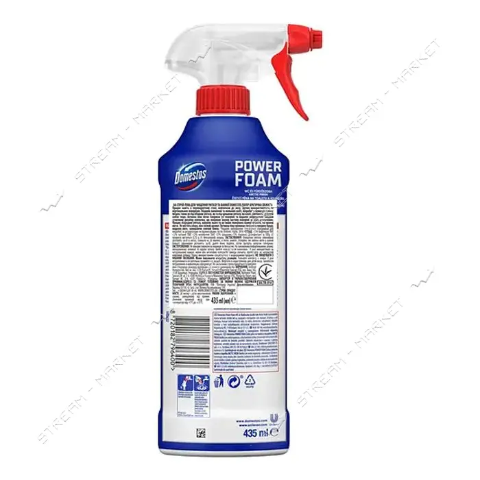 Спрей-пена Domestos для чистки унитаза и ванной Арктическая свежесть 435мл                          