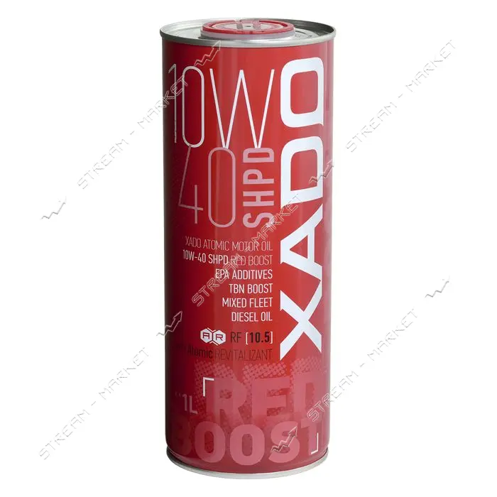 Моторное масло Xado Atomic Oil 10W-40 SHPD SL/CI-4 RED BOOST полусинтетическое                      