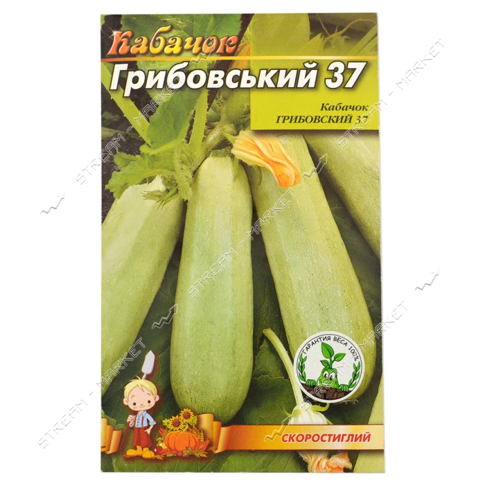 Семена кабачков Грибовский 4гр