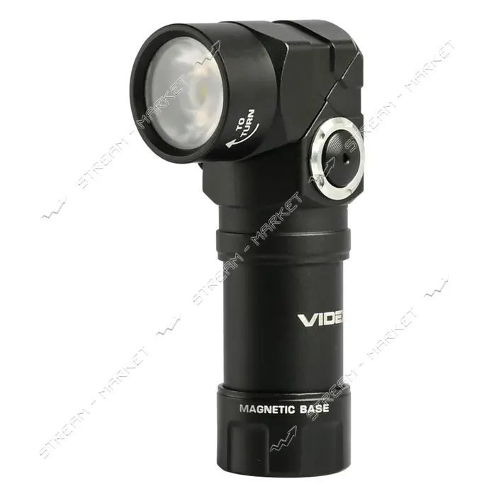 Фонарик светодиодный Videx VLF-A244RH 600Lm 5000K WHITE плюс RED LED Li-ion 16340 800mAh