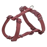 Шлея Trixie Premium H-harness для собак LXL 75120см 25мм бордовый                                   