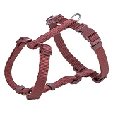 Шлей Trixie Premium H-harness для собак SM 4260см 15мм бордовая