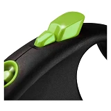 Рулетка Flexi Black Design для собак лента размер S 5м зеленая                                      