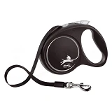 Рулетка Flexi Black Design для собак лента размер M 5м черная                                       