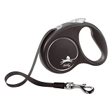 Рулетка Flexi Black Design для собак лента размер S 5м черная                                       