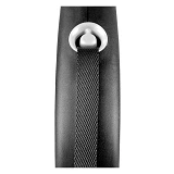 Рулетка Flexi Black Design для собак лента размер S 5м черная                                       