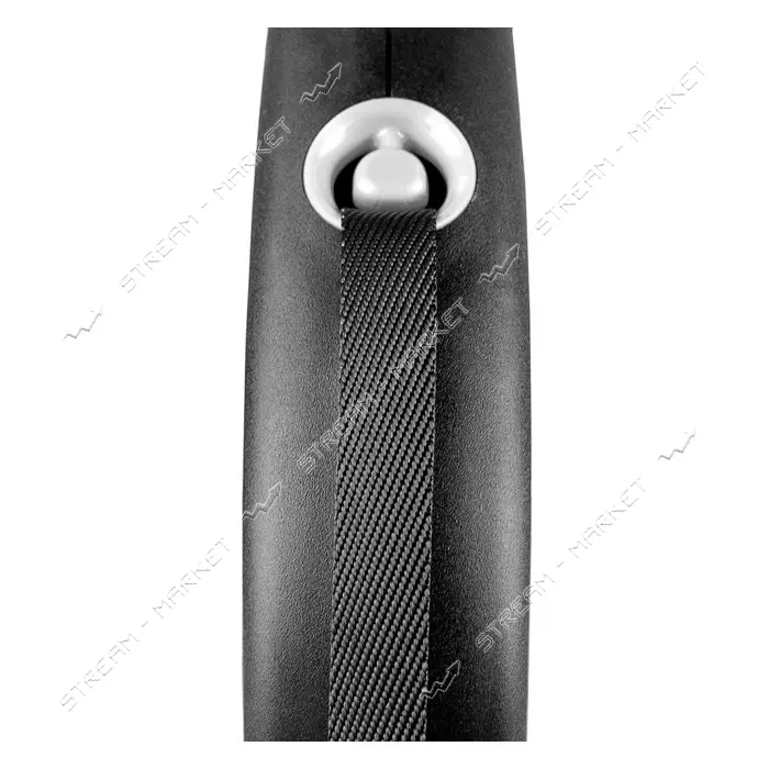 Рулетка Flexi Black Design для собак лента размер S 5м черная                                       