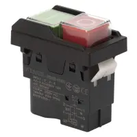 Пусковая электромагнитная кнопка Takel ESSB-11BC 4pin черная рамка                                  