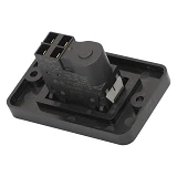 Пусковая электромагнитная кнопка Takel ESSB-12BС 4pin на панели черная рамка