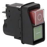 Пусковая электромагнитная кнопка Takel ESSB-21BC 4pin черная рамка