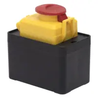 Пускова електромагнітна кнопка Takel ESSB-33YC 4pin у корпусі жовта рамка                           