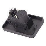 Пусковая электромагнитная кнопка Takel ESSB-122YC 5pin на панели желтая рамка                       