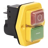 Пусковая электромагнитная кнопка Takel ESSB-151YC 4pin желтая рамка                                 