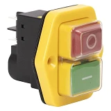 Пусковая электромагнитная кнопка Takel ESSB-152YC 5pin желтая рамка