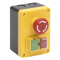 Електромагнітний пост Takel кнопковий ESSB-211YC 4pin з аварійною кнопкою                           