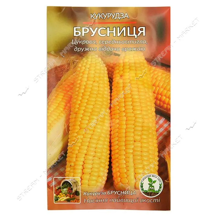 Семена кукурузы пакет 11x17см Брусница 10г 10шт