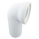Фановая труба Extra Plast TG d110mm 90жесткая выпуск 110мм угол 90для подключения унитаза           
