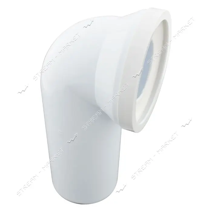 Фановая труба Extra Plast TG d110mm 90жесткая выпуск 110мм угол 90для подключения унитаза           
