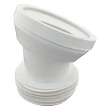 Фановая труба Extra Plast TG k 22.5жесткая выпуск d115мм угол 22.5 для подключения унитаза