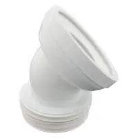 Фановая труба Extra Plast TG d115мм 45 жесткая выпуск d115мм угол 45 для подключения унитаза