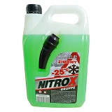 Омыватель для стекла NitroX зимний -25 канистра с носиком Яблоко 4л зеленый                         